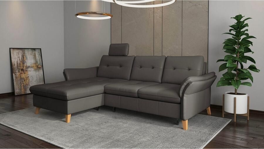 Sit&more Hoekbank Göteborg Zitdiepteverstelling en binnenvering naar keuze met slaapfunctie - Foto 3