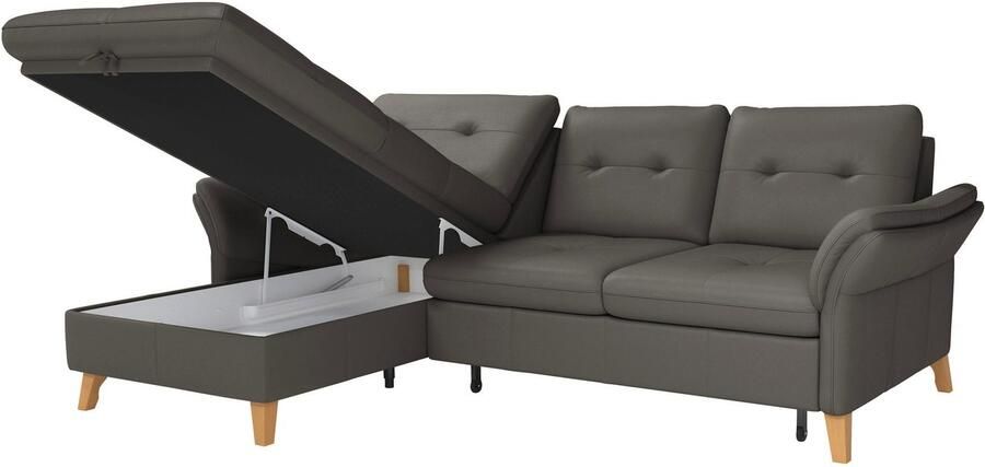 Sit&more Hoekbank Göteborg Zitdiepteverstelling en binnenvering naar keuze met slaapfunctie - Foto 5