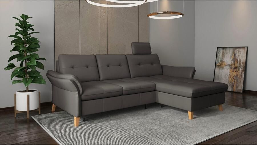 Sit&more Hoekbank Göteborg Zitdiepteverstelling en binnenvering naar keuze met slaapfunctie - Foto 3