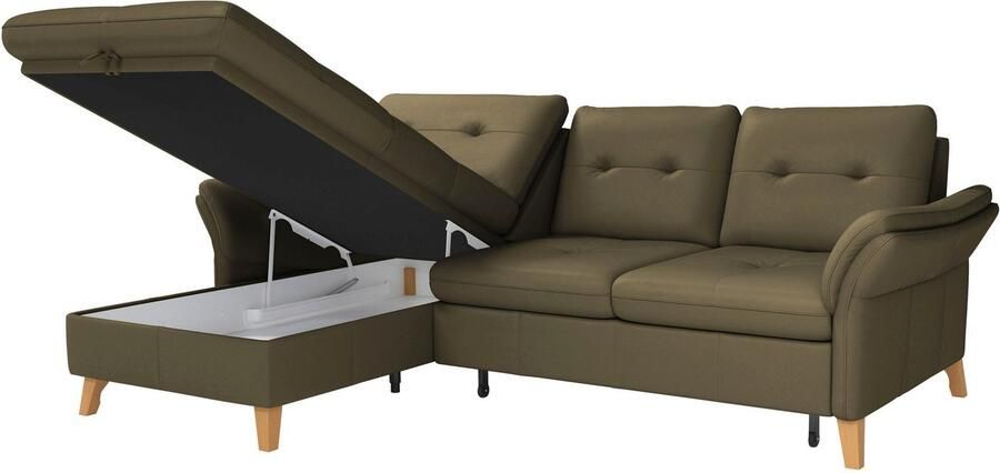 Sit&more Hoekbank Göteborg Zitdiepteverstelling en binnenvering naar keuze met slaapfunctie - Foto 5