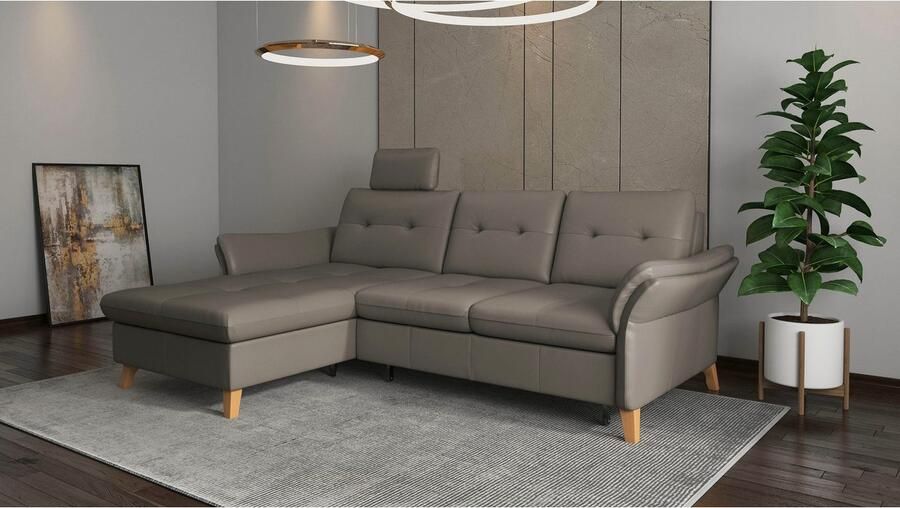 Sit&more Hoekbank Göteborg Zitdiepteverstelling en binnenvering naar keuze met slaapfunctie - Foto 3