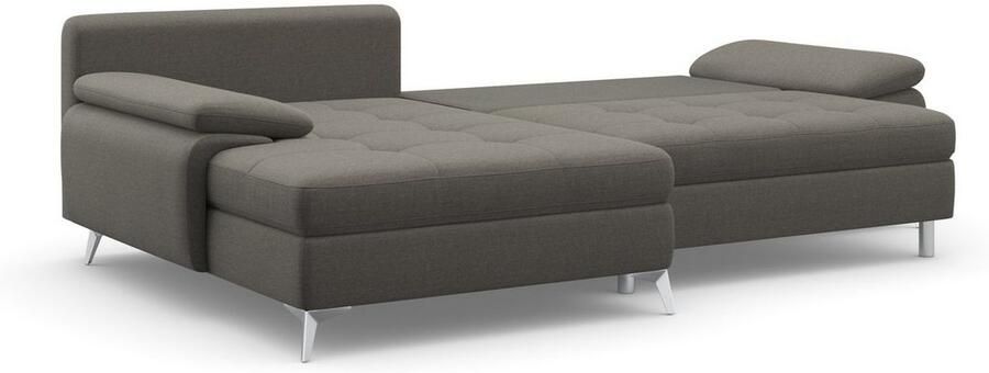 Sit&more Hoekbank Latigo L-vorm met récamier naar keuze met slaapfunctie en bedkist - Foto 11