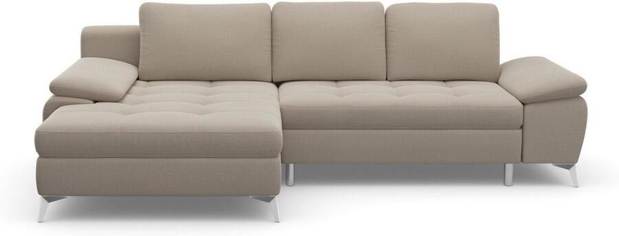 Sit&more Hoekbank Latigo L-vorm met récamier naar keuze met slaapfunctie en bedkist - Foto 10