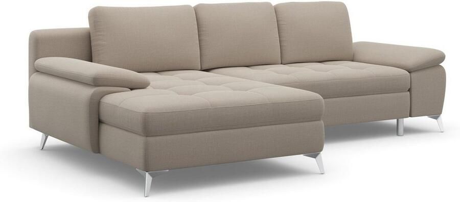 Sit&more Hoekbank Latigo L-vorm met récamier naar keuze met slaapfunctie en bedkist - Foto 8