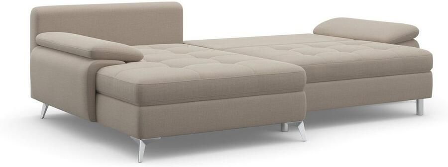 Sit&more Hoekbank Latigo L-vorm met récamier naar keuze met slaapfunctie en bedkist - Foto 11