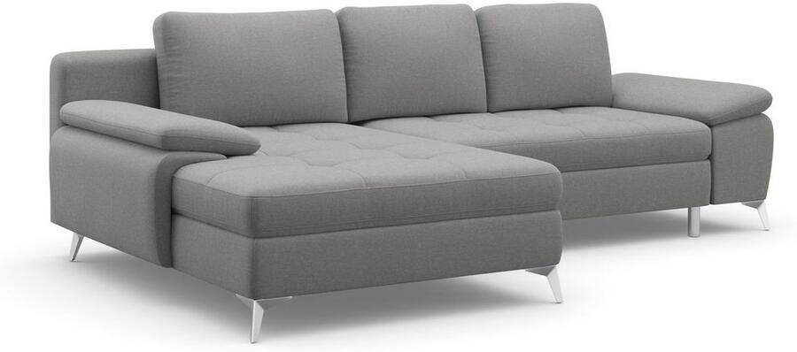 Sit&more Hoekbank Latigo L-vorm met récamier naar keuze met slaapfunctie en bedkist - Foto 6