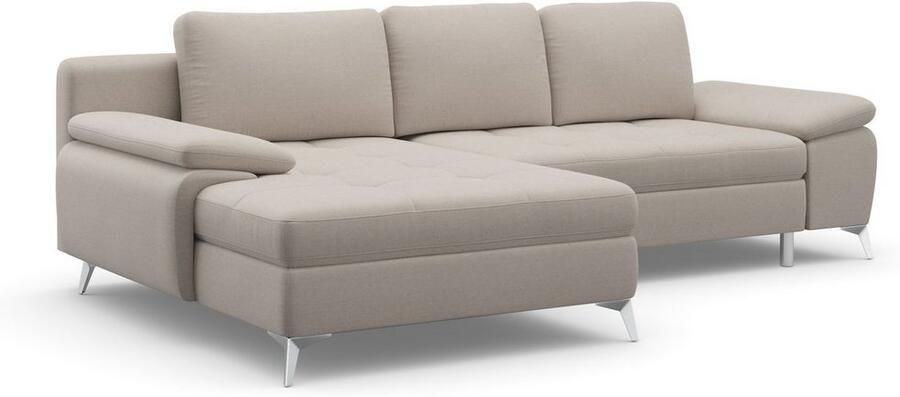 Sit&more Hoekbank Latigo L-vorm met récamier naar keuze met slaapfunctie en bedkist - Foto 5