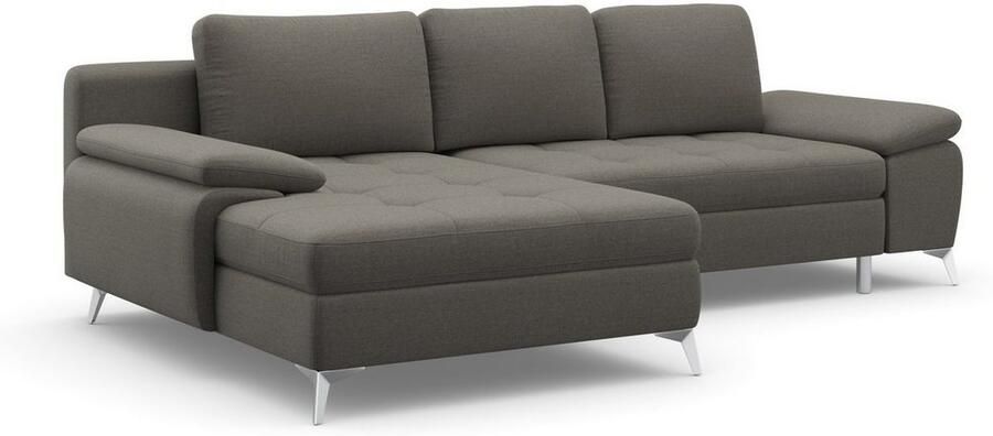 Sit&more Hoekbank Latigo L-vorm met récamier naar keuze met slaapfunctie en bedkist - Foto 8