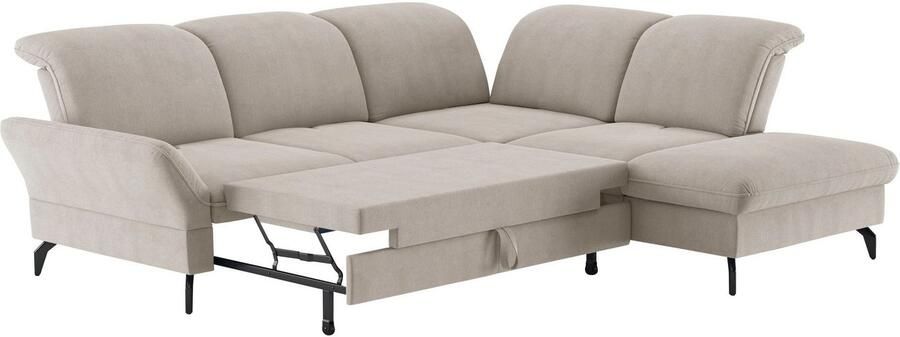 Sit&more Hoekbank Leandro L-vorm Naar keuze met bed hoofdbord en armleuningfunctie en bergruimte - Foto 4