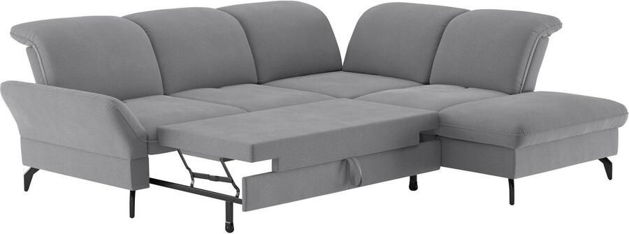Sit&more Hoekbank Leandro L-vorm Naar keuze met bed hoofdbord en armleuningfunctie en bergruimte - Foto 4