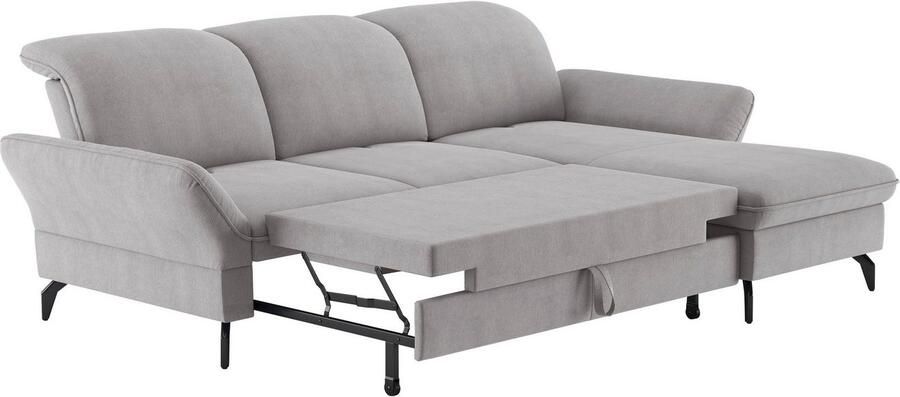 Sit&more Hoekbank Leandro L-vorm Naar keuze met bed hoofdbord en armleuningfunctie en bedkist - Foto 5