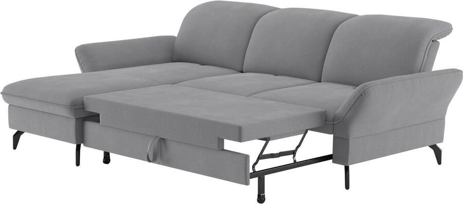 Sit&more Hoekbank Leandro L-vorm Naar keuze met bed hoofdbord en armleuningfunctie en bedkist - Foto 5