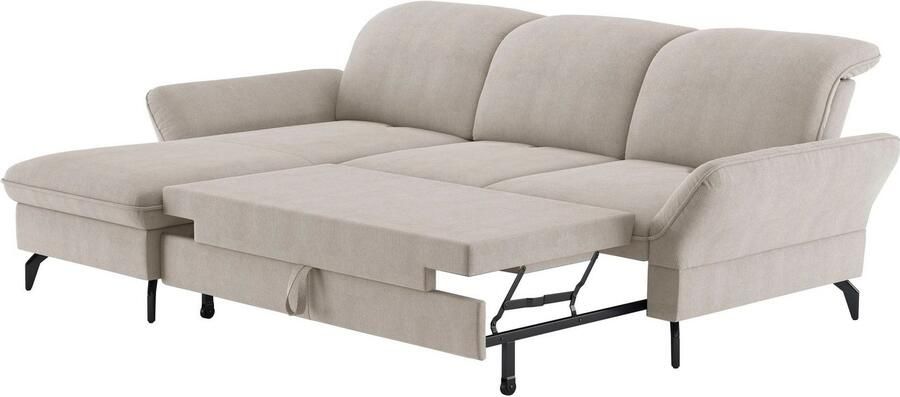 Sit&more Hoekbank Leandro L-vorm Naar keuze met bed hoofdbord en armleuningfunctie en bedkist - Foto 5