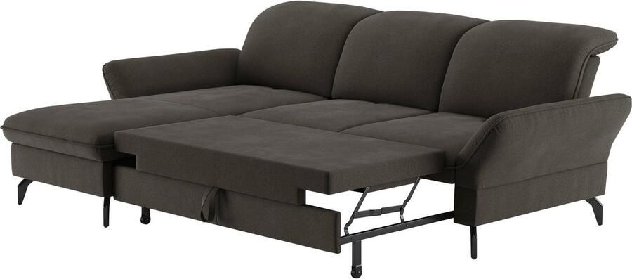 Sit&more Hoekbank Leandro L-vorm Naar keuze met bed hoofdbord en armleuningfunctie en bedkist - Foto 5
