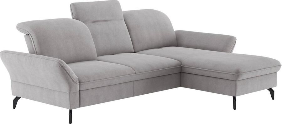Sit&more Hoekbank Leandro L-vorm Naar keuze met bed hoofdbord en armleuningfunctie en bedkist - Foto 5