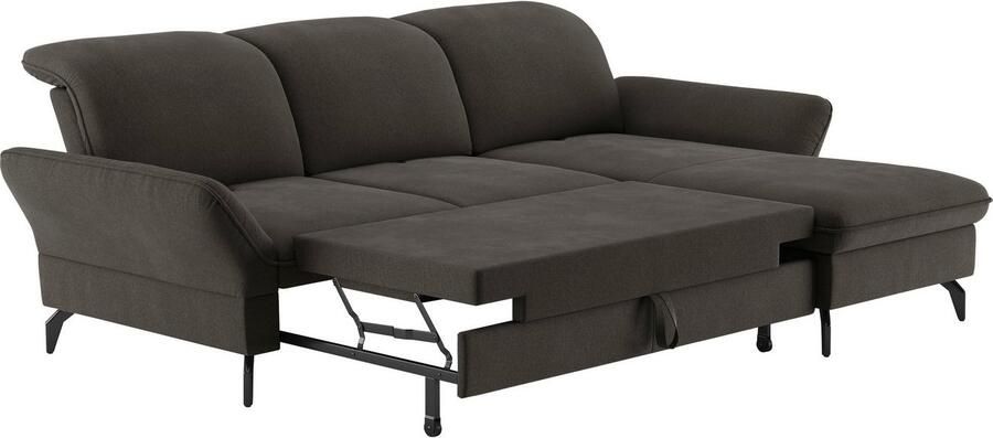 Sit&more Hoekbank Leandro L-vorm Naar keuze met bed hoofdbord en armleuningfunctie en bedkist - Foto 5