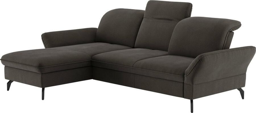 Sit&more Hoekbank Leandro L-vorm Naar keuze met bed hoofdbord en armleuningfunctie en bedkist - Foto 4