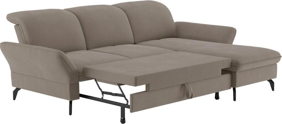 Sit&more Hoekbank Leandro L-vorm Naar keuze met bed hoofdbord en armleuningfunctie en bedkist - Foto 5