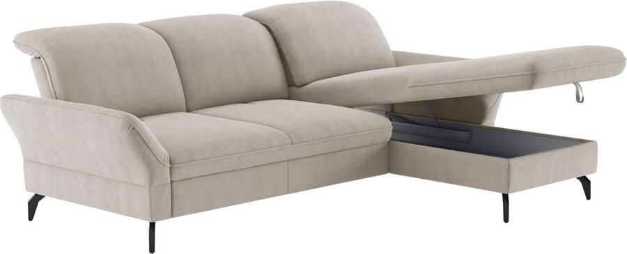 Sit&more Hoekbank Leandro L-vorm Naar keuze met bed hoofdbord en armleuningfunctie en bedkist - Foto 6