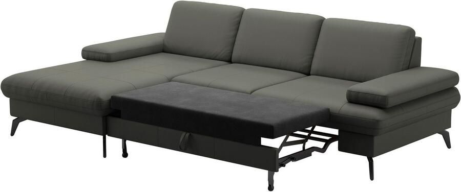 Sit&more Hoekbank Morris L-vorm incl. zitdiepteverstelling keuze uit armleuningverstelling bedfunctie & bedlade - Foto 6