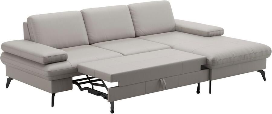 Sit&more Hoekbank Morris L-vorm incl. zitdiepteverstelling keuze uit armleuningverstelling bedfunctie & bedlade - Foto 6