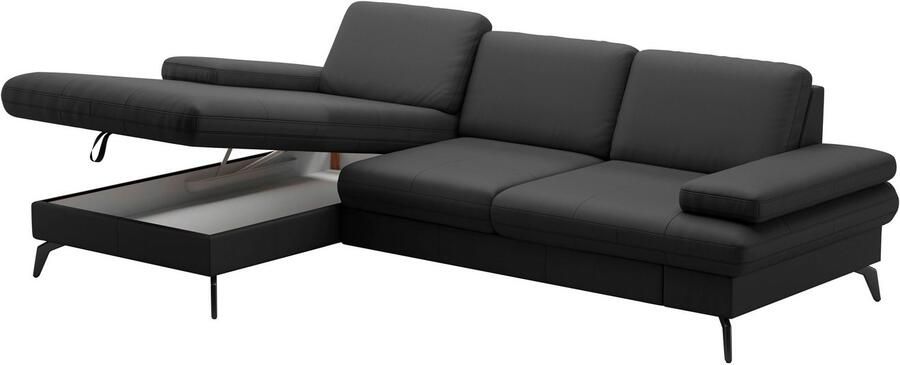 Sit&more Hoekbank Morris L-vorm incl. zitdiepteverstelling keuze uit armleuningverstelling bedfunctie & bedlade - Foto 8