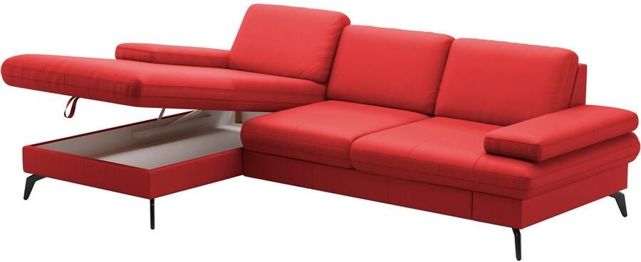 Sit&more Hoekbank Morris L-vorm incl. zitdiepteverstelling keuze uit armleuningverstelling bedfunctie & bedlade - Foto 7