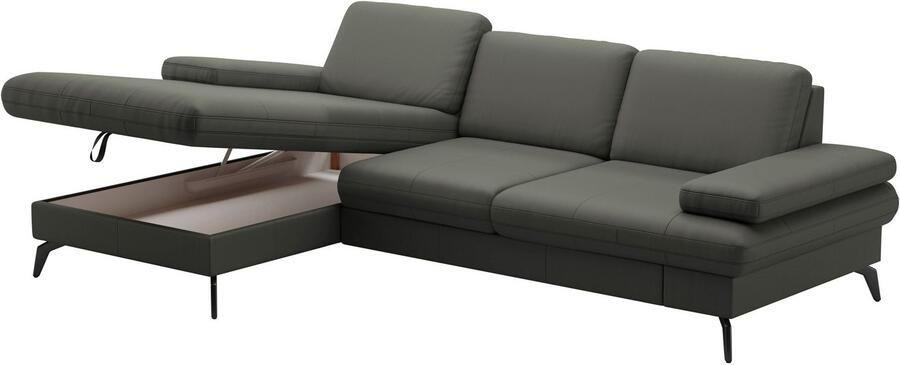 Sit&more Hoekbank Morris L-vorm incl. zitdiepteverstelling keuze uit armleuningverstelling bedfunctie & bedlade - Foto 8