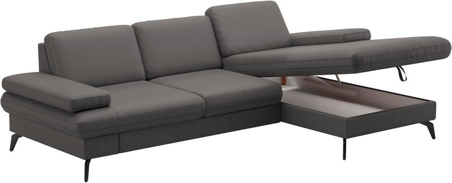 Sit&more Hoekbank Morris L-vorm incl. zitdiepteverstelling keuze uit armleuningverstelling bedfunctie & bedlade - Foto 7