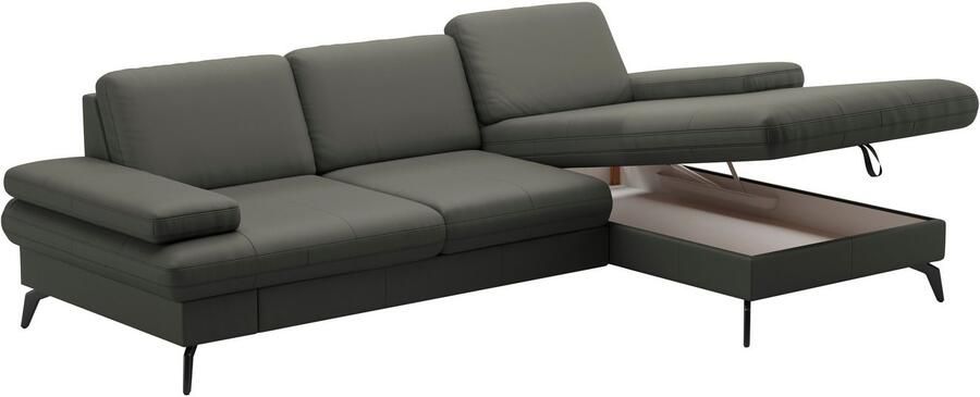 Sit&more Hoekbank Morris L-vorm incl. zitdiepteverstelling keuze uit armleuningverstelling bedfunctie & bedlade - Foto 8