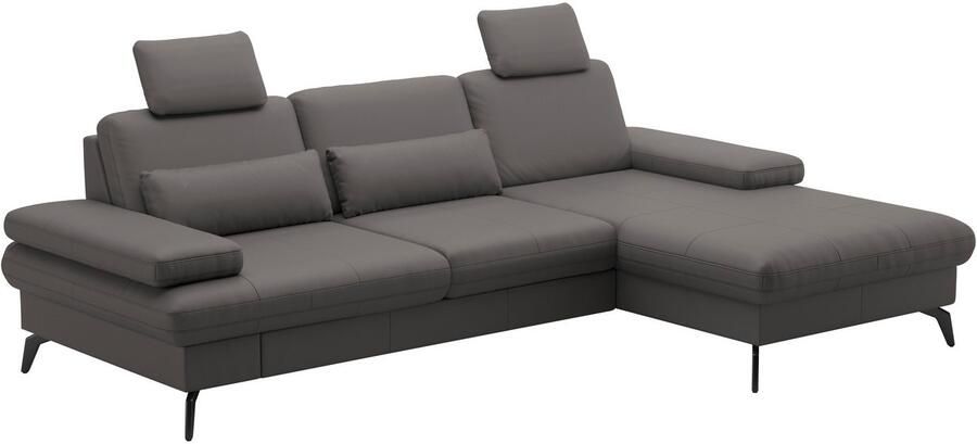 Sit&more Hoekbank Morris L-vorm incl. zitdiepteverstelling keuze uit armleuningverstelling bedfunctie & bedlade - Foto 4