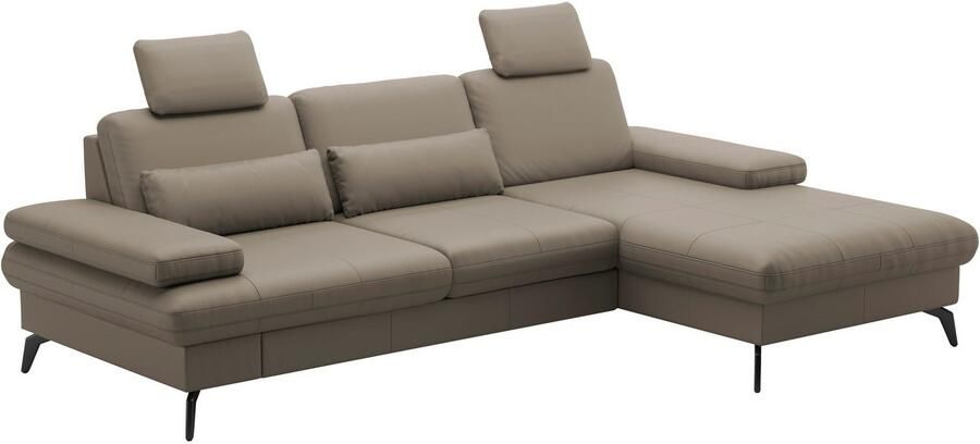 Sit&more Hoekbank Morris L-vorm incl. zitdiepteverstelling keuze uit armleuningverstelling bedfunctie & bedlade - Foto 5