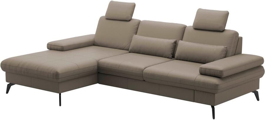 Sit&more Hoekbank Morris L-vorm incl. zitdiepteverstelling keuze uit armleuningverstelling bedfunctie & bedlade - Foto 4