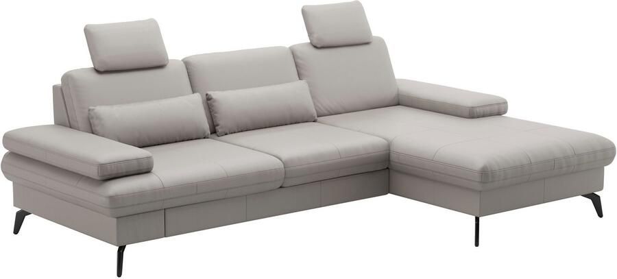 Sit&more Hoekbank Morris L-vorm incl. zitdiepteverstelling keuze uit armleuningverstelling bedfunctie & bedlade - Foto 4