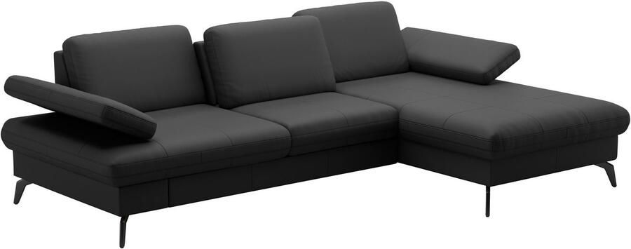 Sit&more Hoekbank Morris L-vorm incl. zitdiepteverstelling keuze uit armleuningverstelling bedfunctie & bedlade - Foto 10
