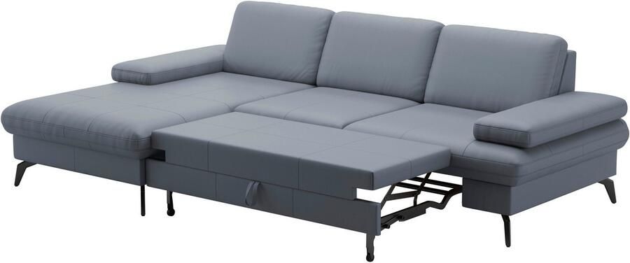 Sit&more Hoekbank Morris L-vorm incl. zitdiepteverstelling keuze uit armleuningverstelling bedfunctie & bedlade - Foto 6