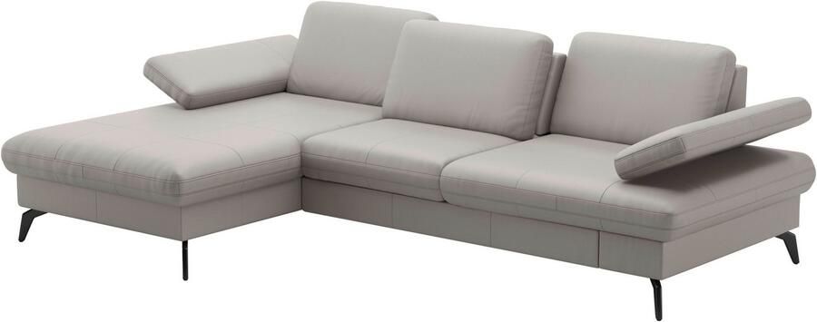 Sit&more Hoekbank Morris L-vorm incl. zitdiepteverstelling keuze uit armleuningverstelling bedfunctie & bedlade - Foto 9