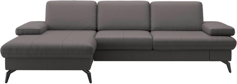 Sit&more Hoekbank Morris L-vorm incl. zitdiepteverstelling keuze uit armleuningverstelling bedfunctie & bedlade - Foto 9