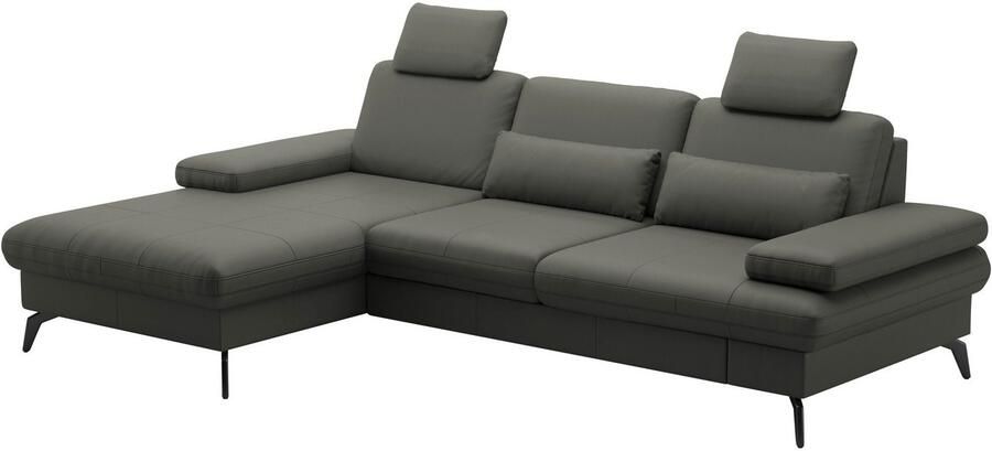 Sit&more Hoekbank Morris L-vorm incl. zitdiepteverstelling keuze uit armleuningverstelling bedfunctie & bedlade - Foto 5