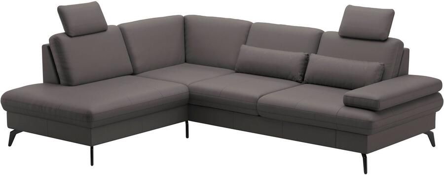 Sit&more Hoekbank Morris L-vorm incl. zitdiepteverstelling keuze uit armleuningverstelling bedfunctie & bedlade - Foto 6