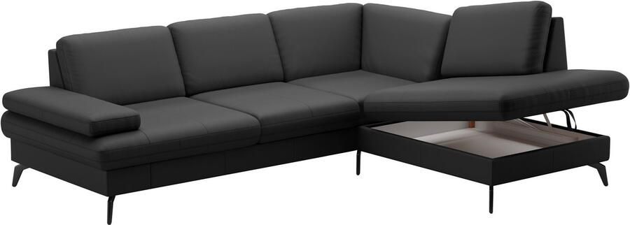 Sit&more Hoekbank Morris L-vorm incl. zitdiepteverstelling keuze uit armleuningverstelling bedfunctie & bedlade - Foto 9