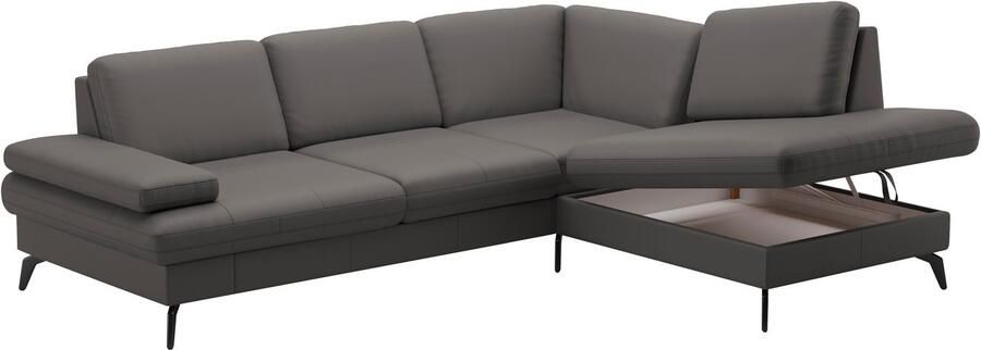 Sit&more Hoekbank Morris L-vorm incl. zitdiepteverstelling keuze uit armleuningverstelling bedfunctie & bedlade - Foto 9