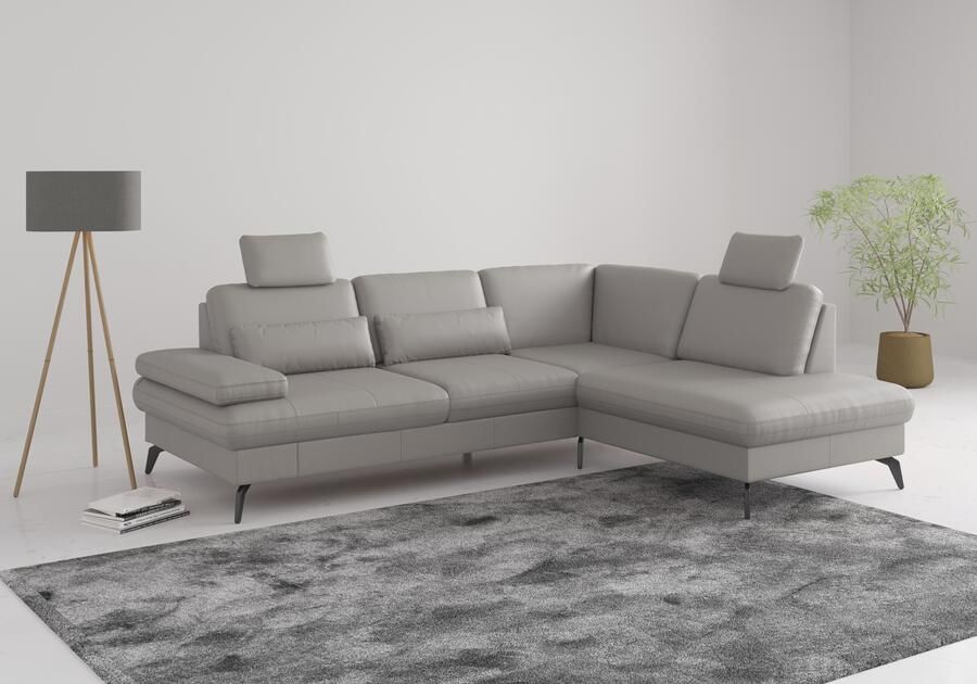 Sit&more Hoekbank Morris L-vorm incl. zitdiepteverstelling keuze uit armleuningverstelling bedfunctie & bedlade - Foto 4