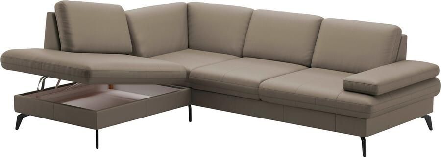 Sit&more Hoekbank Morris L-vorm incl. zitdiepteverstelling keuze uit armleuningverstelling bedfunctie & bedlade - Foto 9