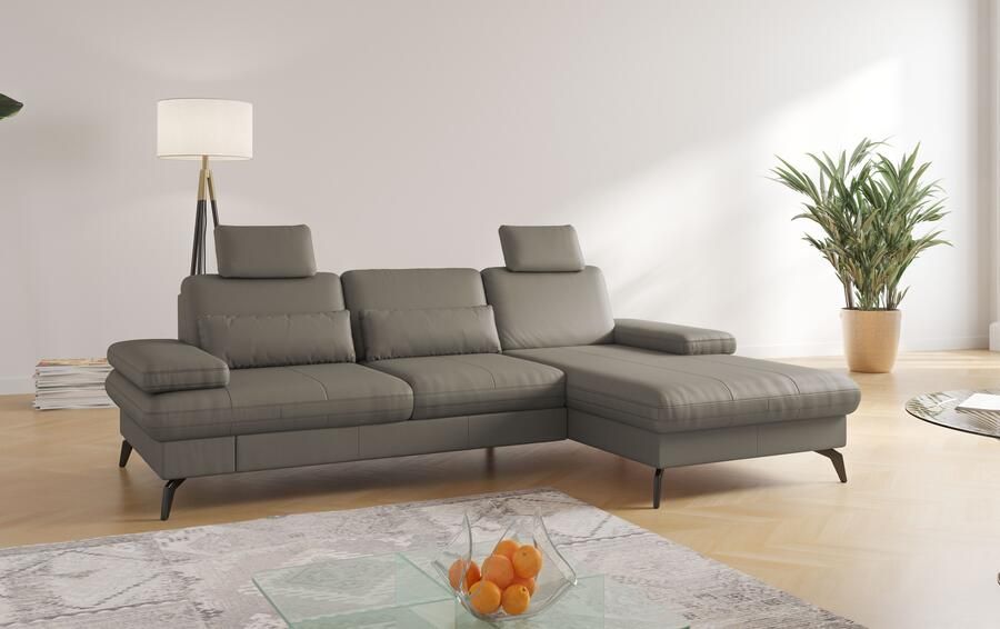 Sit&more Hoekbank Morris L-vorm incl. zitdiepteverstelling keuze uit armleuningverstelling bedfunctie & bedlade - Foto 4