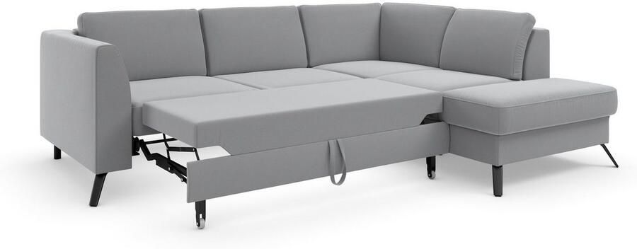 Sit&more Hoekbank Olsen L-vorm inclusief zitdiepteverstelling naar keuze met slaapfunctie 15 cm hoog - Foto 7