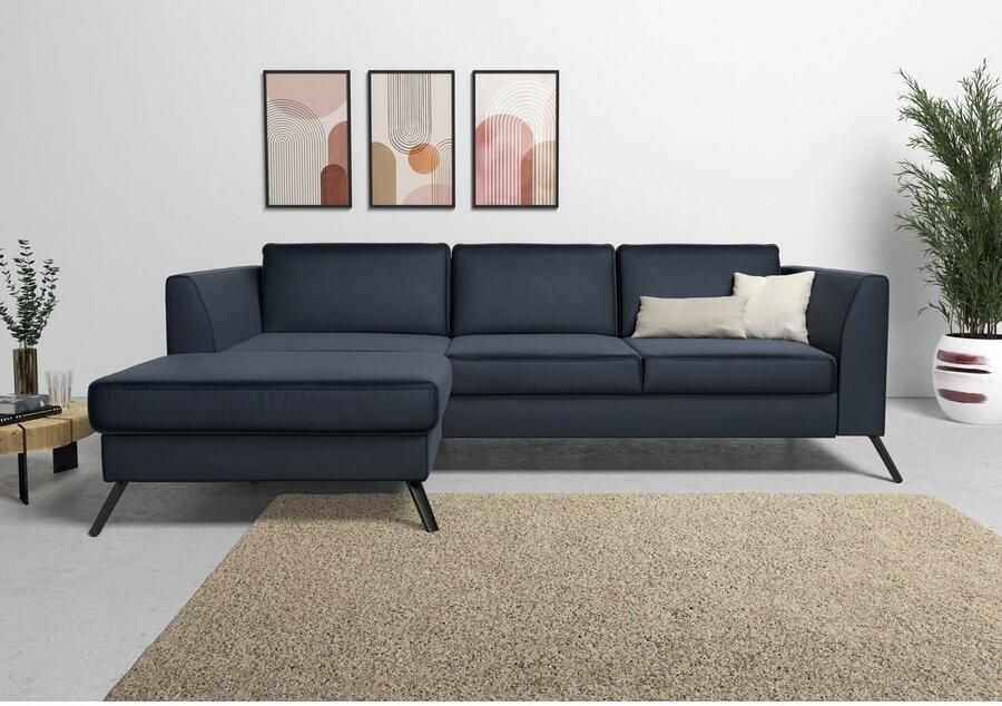 Sit&more Hoekbank Olsen L-vorm inclusief zitdiepteverstelling naar keuze met slaapfunctie 15 cm hoog - Foto 3