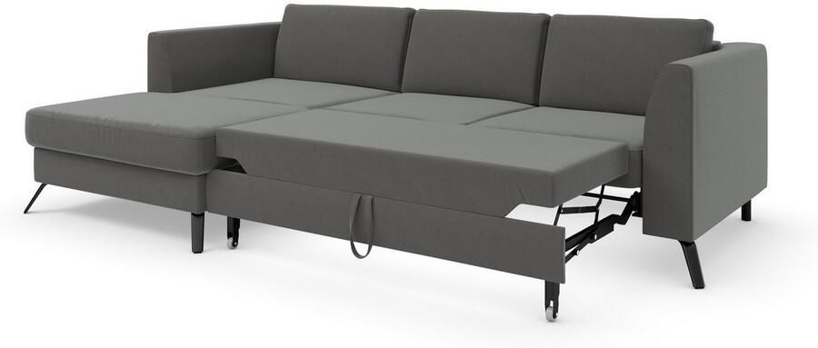 Sit&more Hoekbank Olsen L-vorm inclusief zitdiepteverstelling naar keuze met slaapfunctie 15 cm hoog - Foto 9