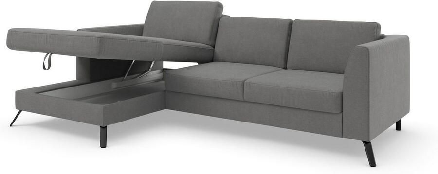 Sit&more Hoekbank Olsen L-vorm inclusief zitdiepteverstelling naar keuze met slaapfunctie 15 cm hoog - Foto 8