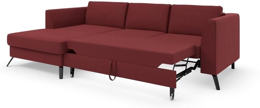 Sit&more Hoekbank Olsen L-vorm inclusief zitdiepteverstelling naar keuze met slaapfunctie 15 cm hoog - Foto 9